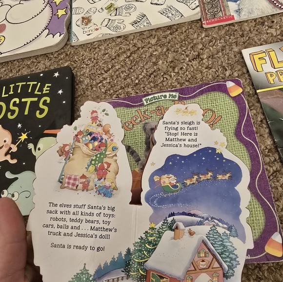 Christmas Halloween Coloring Book Set - Picture 4 of 6